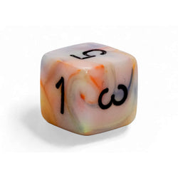 WCXLF0662E2 Circus Festive Mega-Hedral with Black Colored Numbers 20mm (25/32in) D6 Pack of 2 (ONLINE ORDER ONLY)