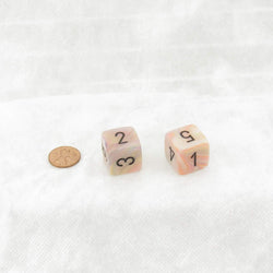 WCXLF0662E2 Circus Festive Mega-Hedral with Black Colored Numbers 20mm (25/32in) D6 Pack of 2 (ONLINE ORDER ONLY)