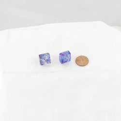 WCXPN1157E2 Nocturnal Nebula Luminary Dice Blue Numbers 16mm (5/8in) Tens D10 Set of 2 (ONLINE ORDER ONLY)