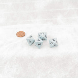 WCXPQ0866E4 Blue Pastel Dice with Black Numbers D8 Aprox 16mm (5/8in) Pack of 4 (ONLINE ORDER ONLY)