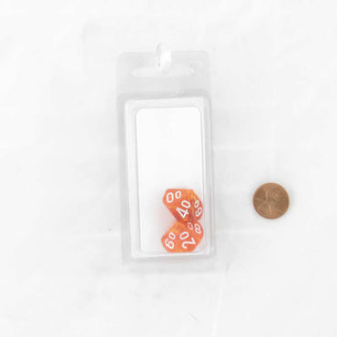 WCXPV1113E2 Solar Vortex Dice White Numbers 10s D10 16mm Pack of 2 (ONLINE ORDER ONLY)