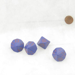 WCXXQ0217E4 Purple Opaque Dice with Red Pips D10 20mm (25/32in) Pack of 4 (ONLINE ORDER ONLY)
