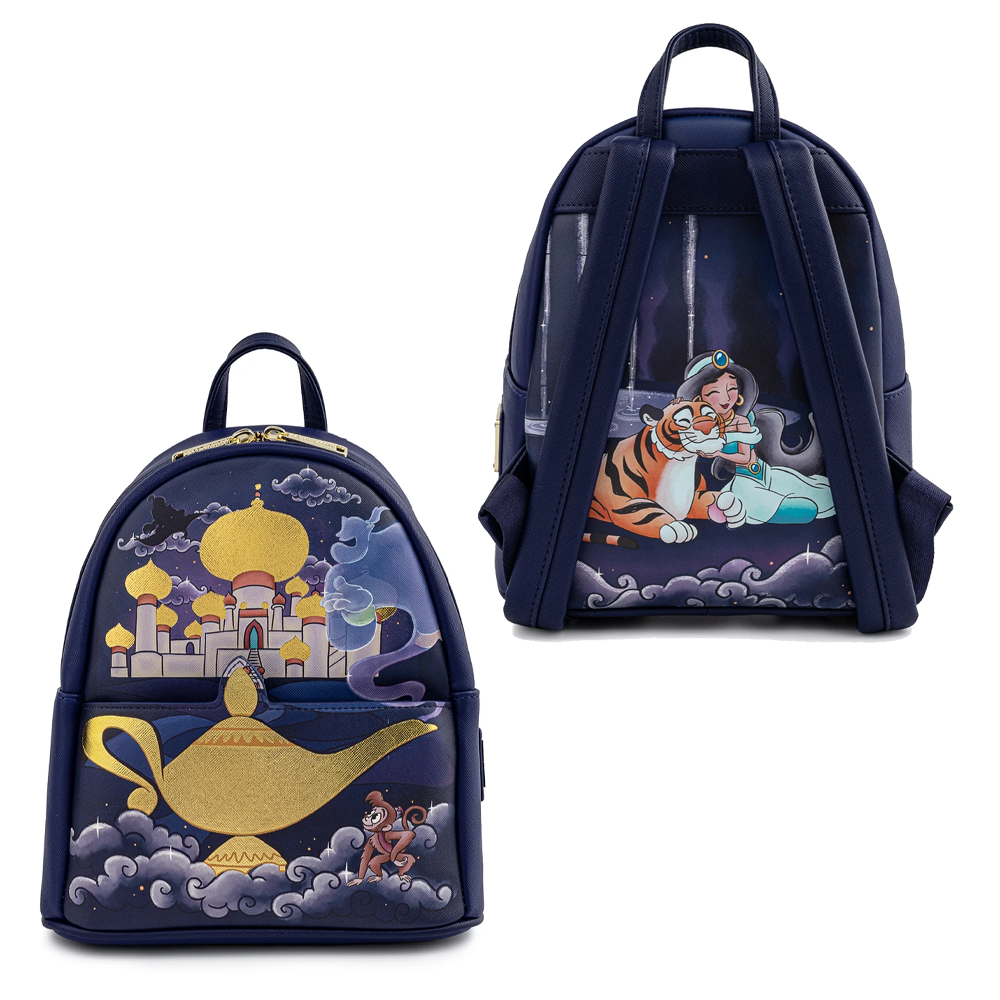 Loungefly: Disney - Aladdin Princess Jasmine Castle Mini Backpack (ONLINE ORDER ONLY)