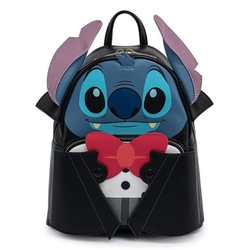 Loungefly: Disney Vampire Stitch Bow Tie Mini Backpack (ONLINE ORDER ONLY)