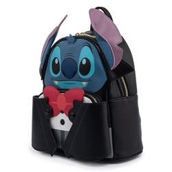 Loungefly: Disney Vampire Stitch Bow Tie Mini Backpack (ONLINE ORDER ONLY)