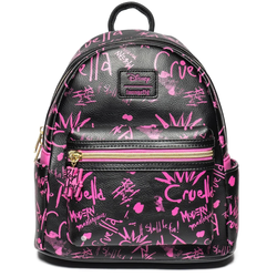Loungefly: Disney - Cruella Graffiti Mini Backpack Entertainment Earth Exclusive (ONLINE ORDER ONLY)