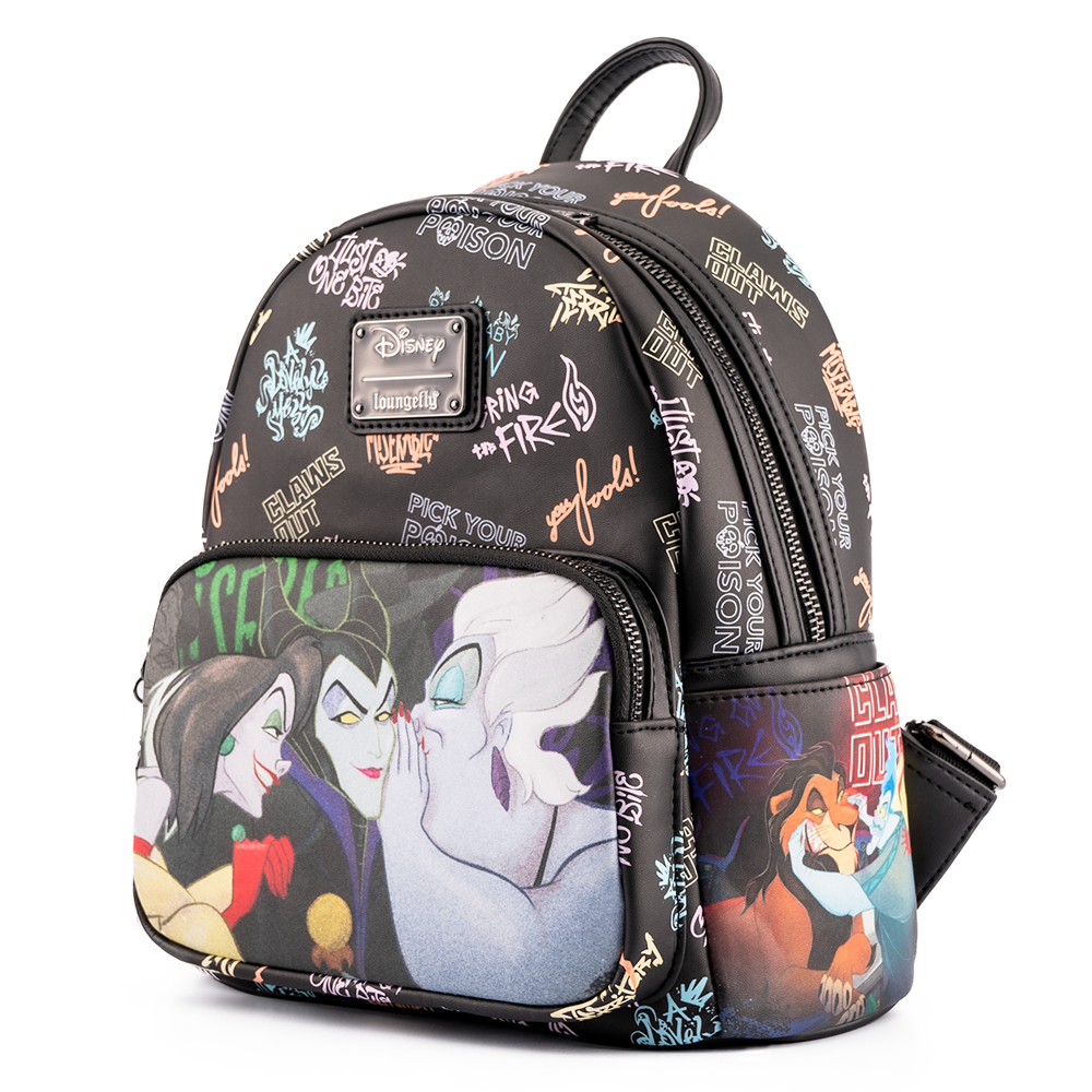 Loungefly: Disney - Villains Club Mini Backpack (ONLINE ORDER ONLY)