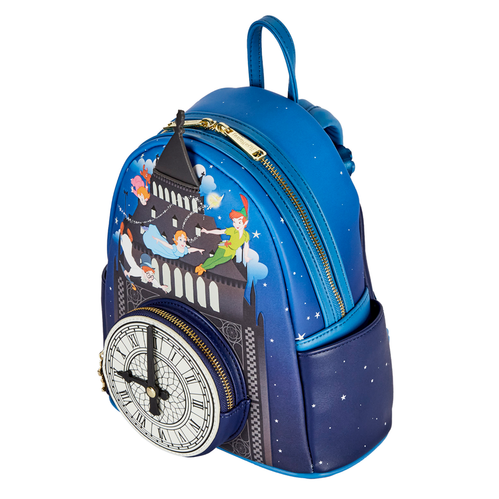 Loungefly: Disney Peter Pan Glow Clock Mini Backpack (ONLINE ORDER ONLY)