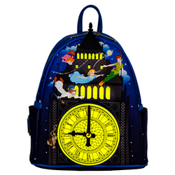Loungefly: Disney Peter Pan Glow Clock Mini Backpack (ONLINE ORDER ONLY)