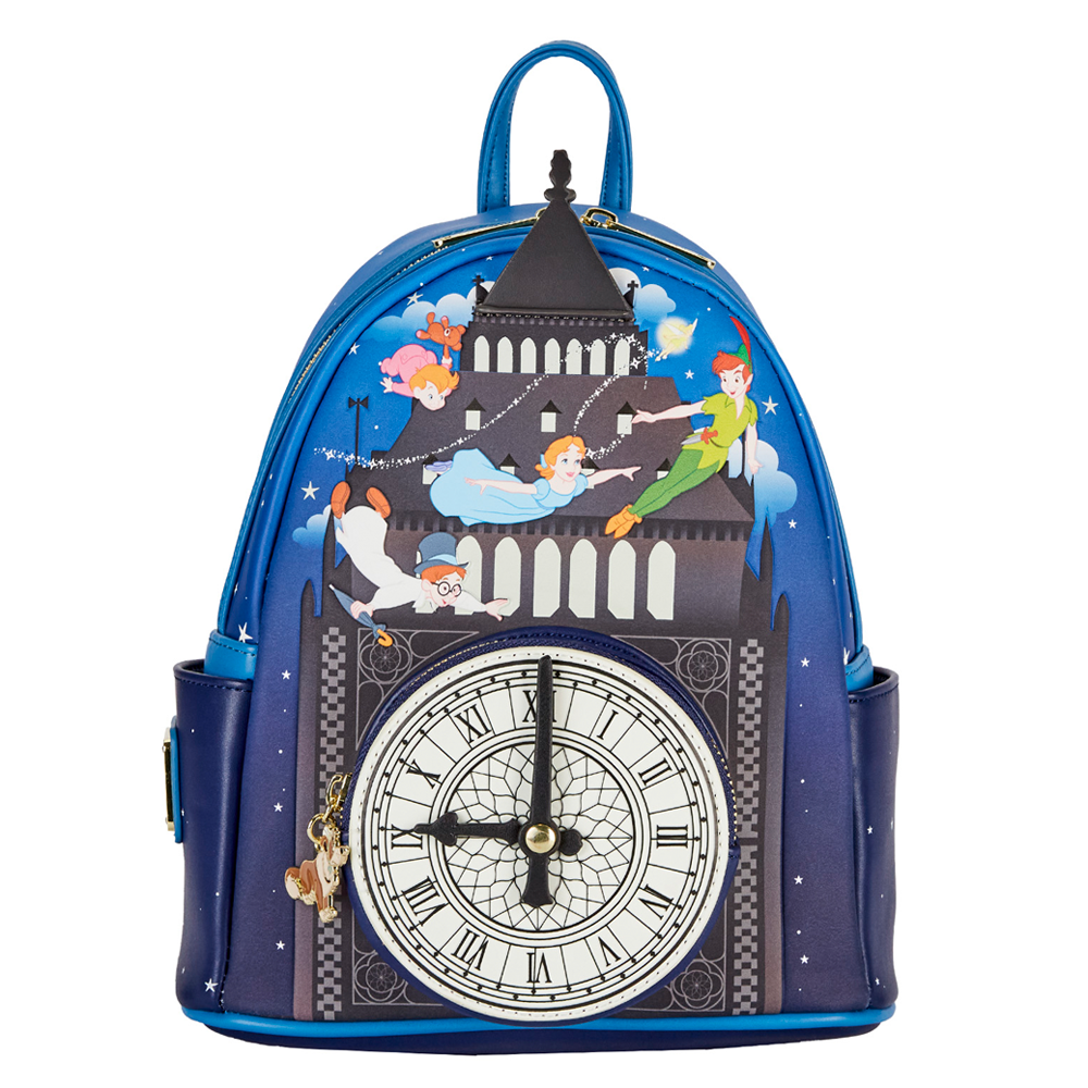 Loungefly: Disney Peter Pan Glow Clock Mini Backpack (ONLINE ORDER ONLY)