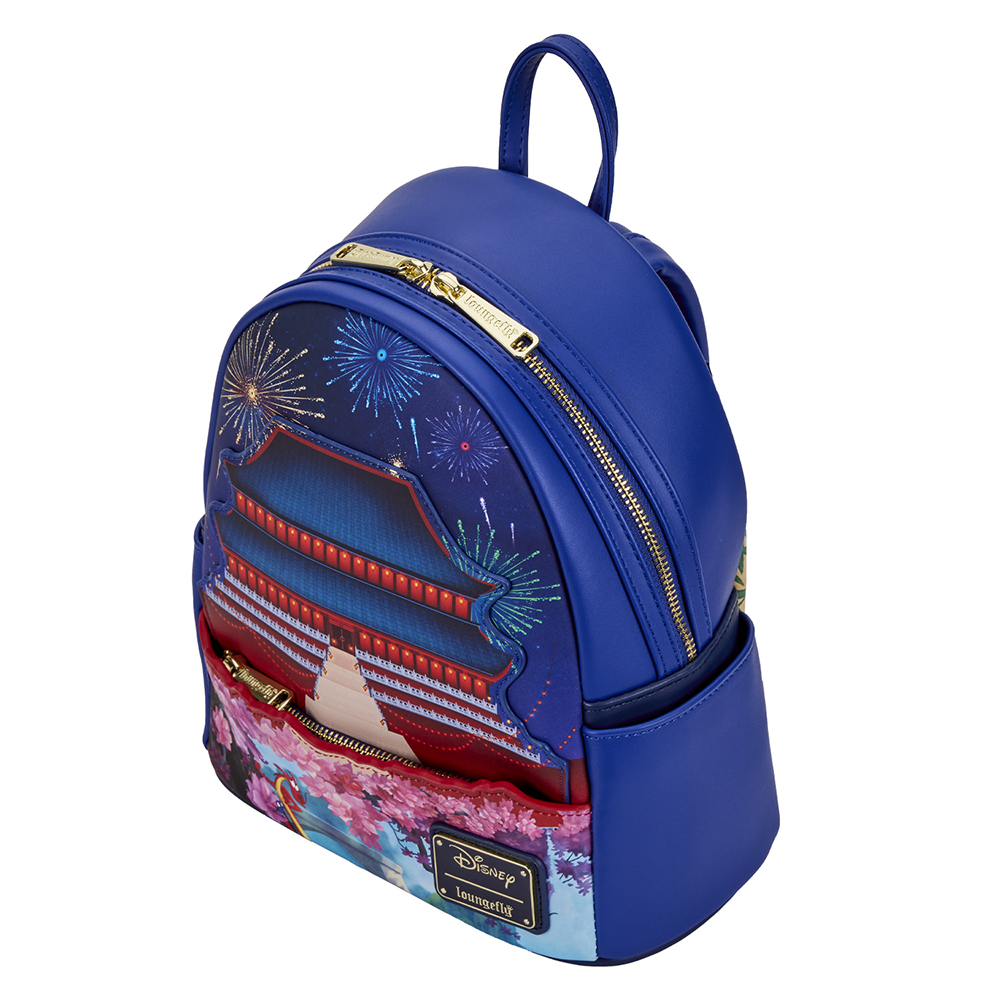 Loungefly: Disney Mulan Castle Light Up Mini Backpack (ONLINE ORDER ONLY)