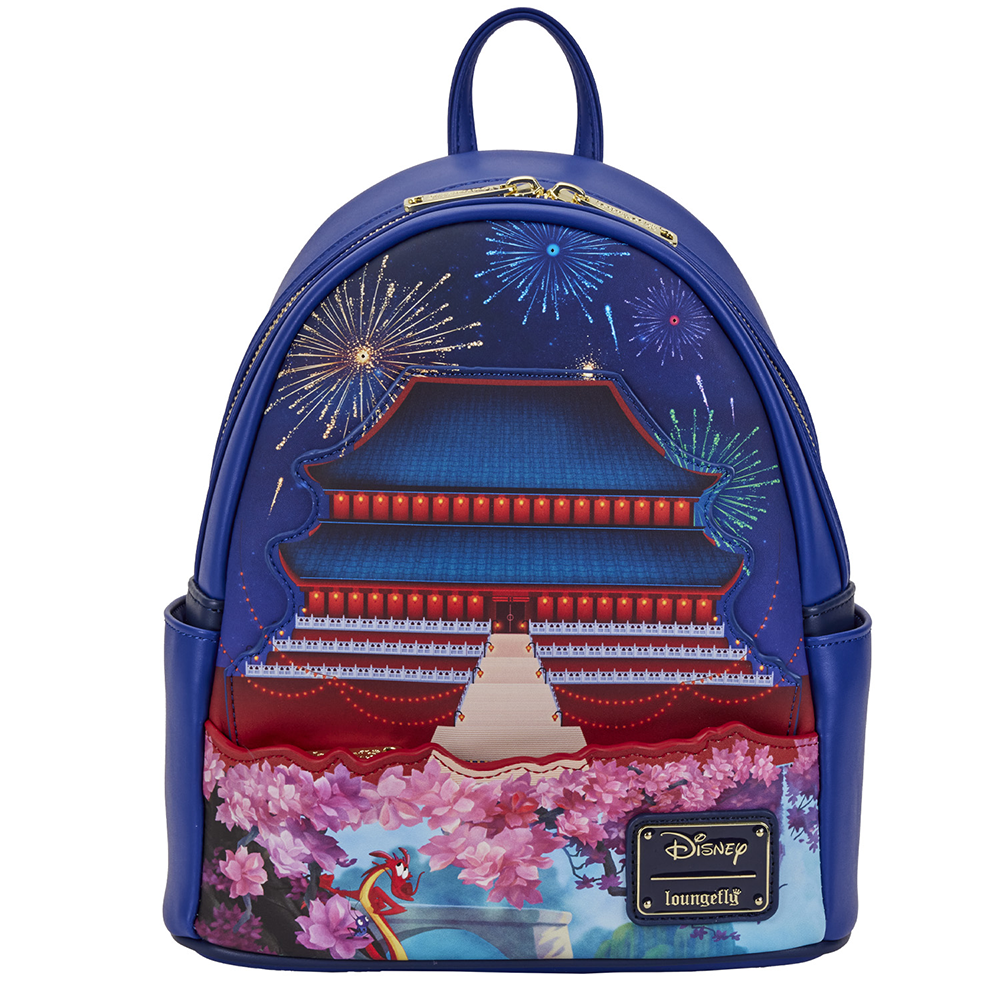 Loungefly: Disney Mulan Castle Light Up Mini Backpack (ONLINE ORDER ONLY)