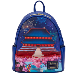 Loungefly: Disney Mulan Castle Light Up Mini Backpack (ONLINE ORDER ONLY)