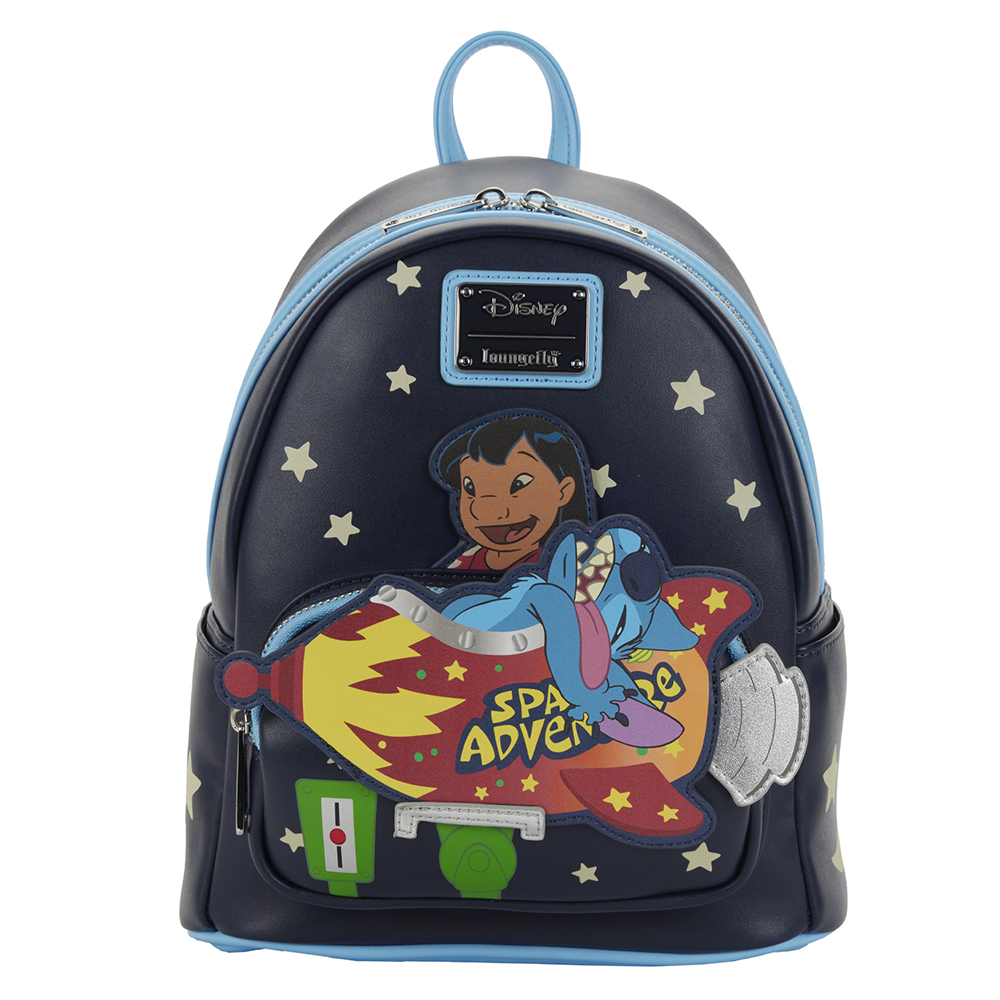 Loungefly: Disney Lilo And Stitch Space Adventure Mini Backpack (ONLINE ORDER ONLY)