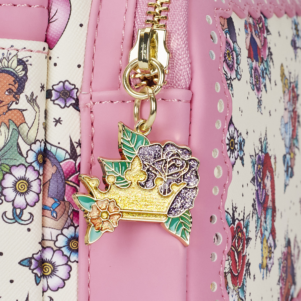 Loungefly: Disney Princess Tattoo Aop Mini Backpack (ONLINE ORDER ONLY)