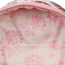 Loungefly: Disney Princess Tattoo Aop Mini Backpack (ONLINE ORDER ONLY)