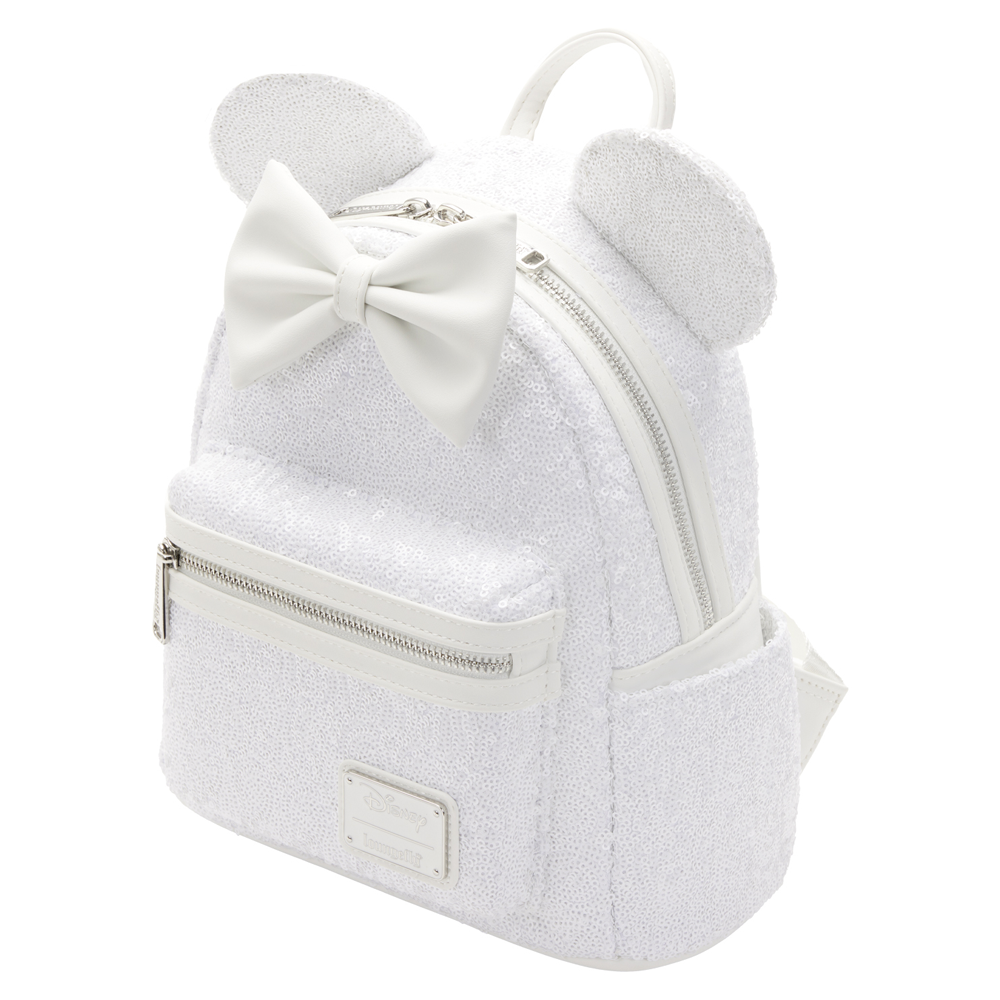 Loungefly: Disney - Minnie Sequin Wedding Mini Backpack (ONLINE ORDER ONLY)