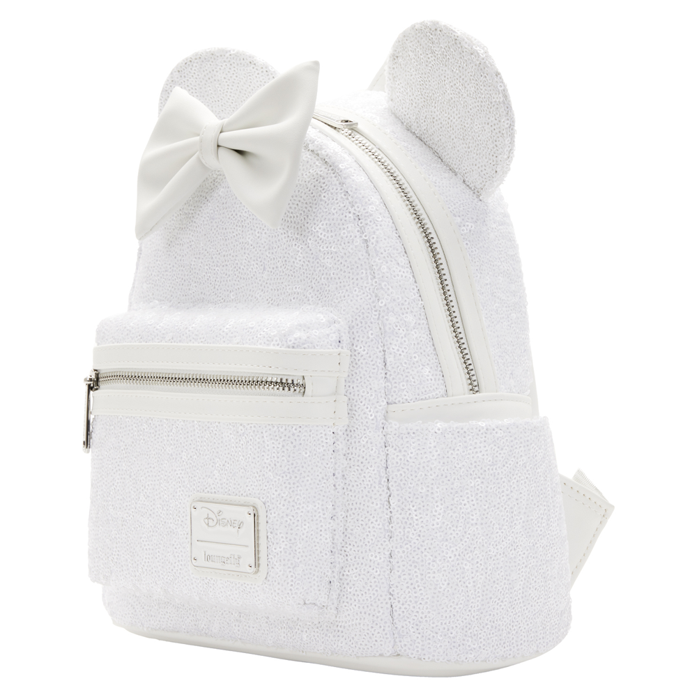 Loungefly: Disney - Minnie Sequin Wedding Mini Backpack (ONLINE ORDER ONLY)