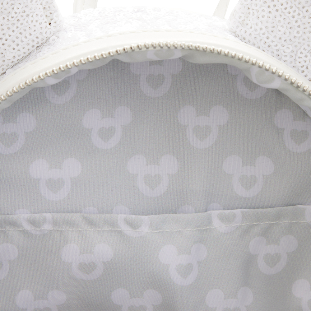 Loungefly: Disney - Minnie Sequin Wedding Mini Backpack (ONLINE ORDER ONLY)