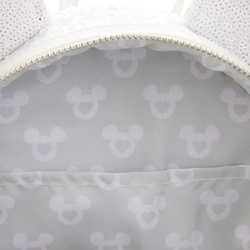 Loungefly: Disney - Minnie Sequin Wedding Mini Backpack (ONLINE ORDER ONLY)