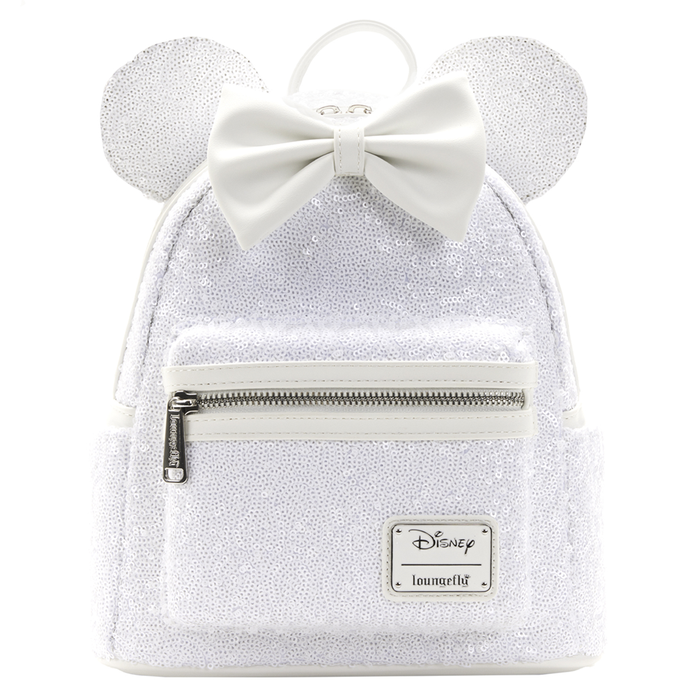Loungefly: Disney - Minnie Sequin Wedding Mini Backpack (ONLINE ORDER ONLY)