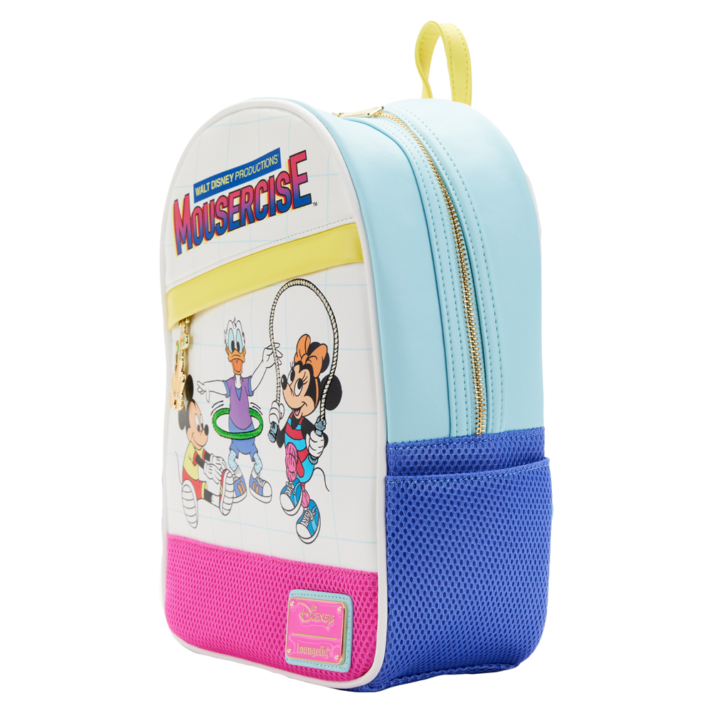 Loungefly: Disney - Mousercise Mini Backpack (ONLINE ORDER ONLY)
