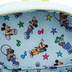 Loungefly: Disney - Mousercise Mini Backpack (ONLINE ORDER ONLY)
