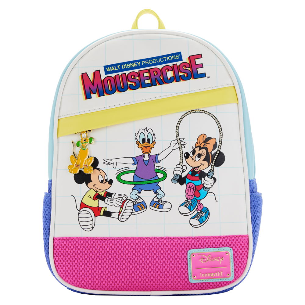 Loungefly: Disney - Mousercise Mini Backpack (ONLINE ORDER ONLY)