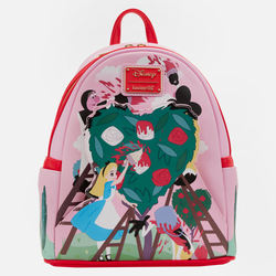 Loungefly: Disney Alice in Wonderland - Painting The Roses Red Mini Backpack (ONLINE ORDER ONLY)