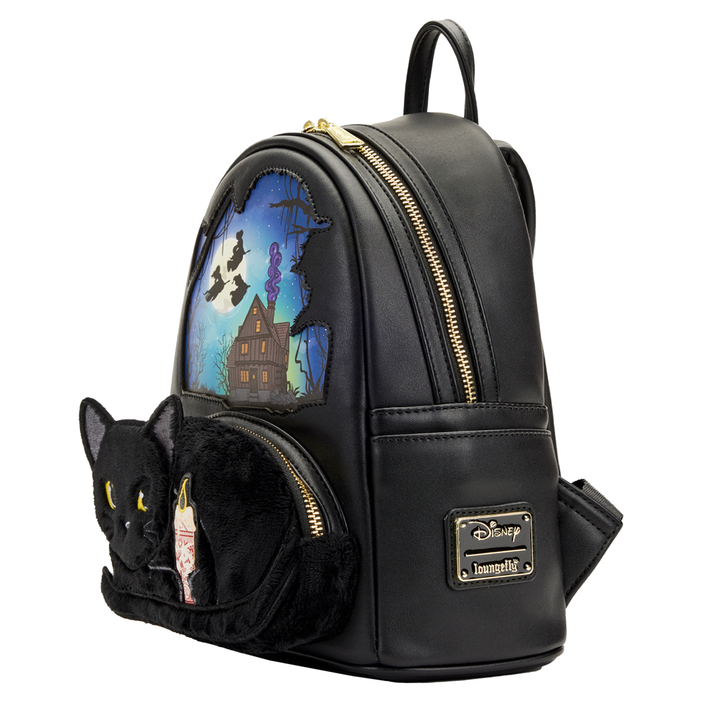 Loungefly: Disney - Hocus Pocus Binx Pocket Mini Backpack (ONLINE ORDER ONLY)