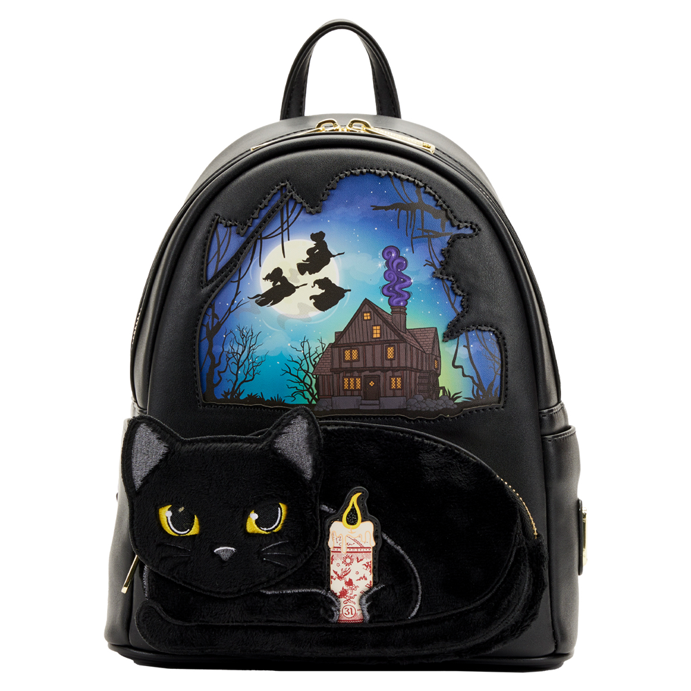 Loungefly: Disney - Hocus Pocus Binx Pocket Mini Backpack (ONLINE ORDER ONLY)