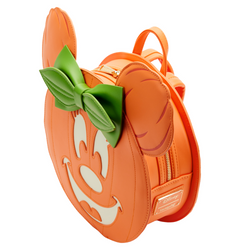 Loungefly: Disney - Glow Face Minnie Pumpkin Mini Backpack (ONLINE ORDER ONLY)