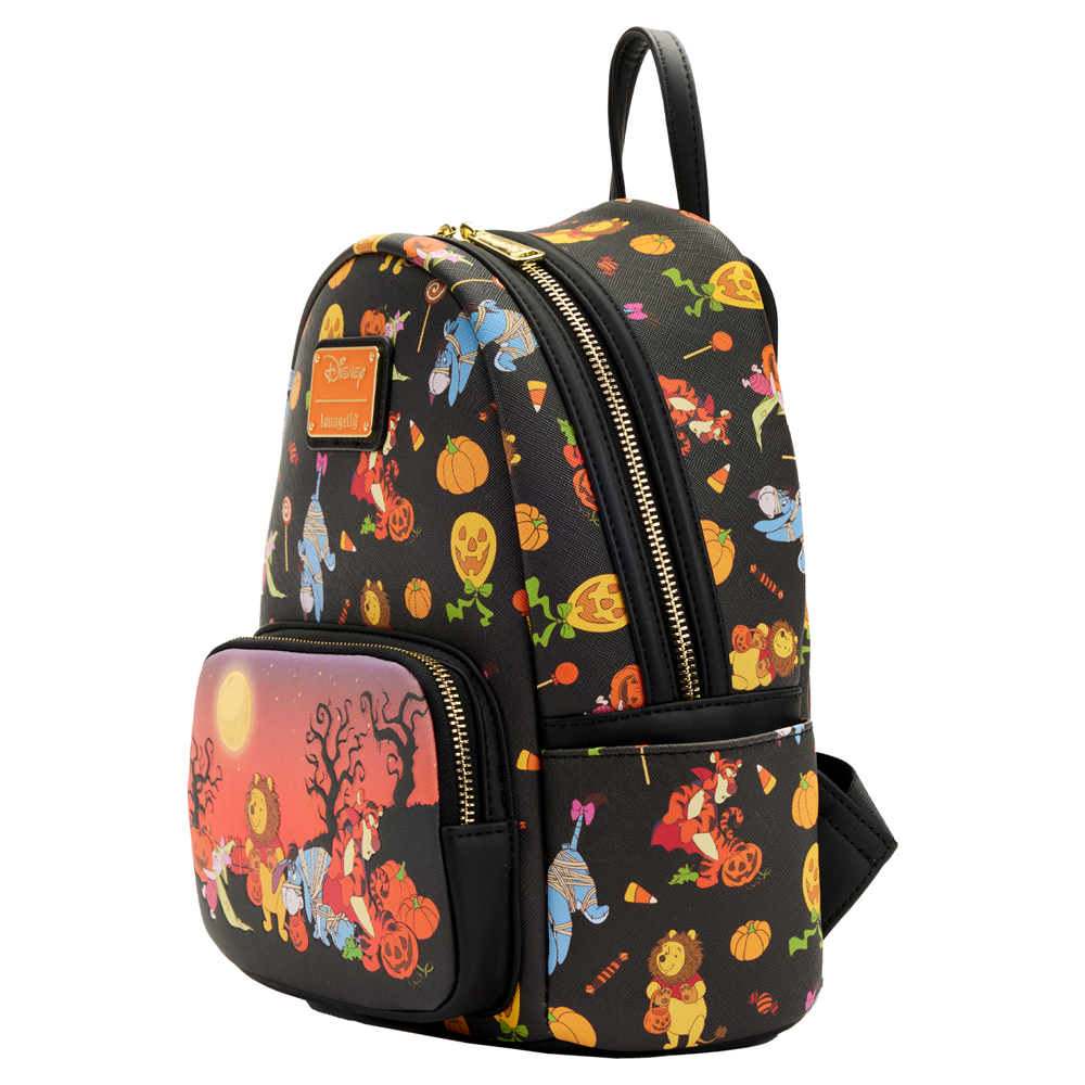 Loungefly: Disney - Winnie The Pooh Halloween Group Mini Backpack (ONLINE ORDER ONLY)