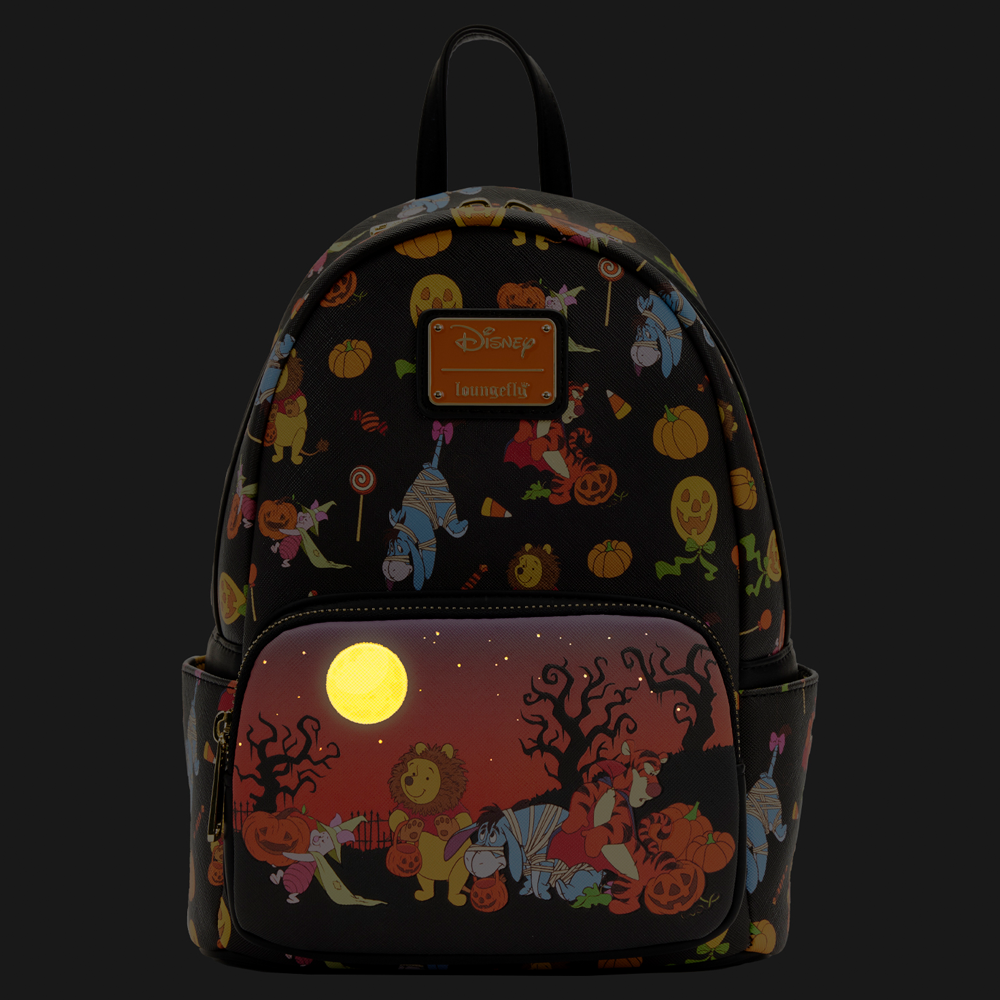 Loungefly: Disney - Winnie The Pooh Halloween Group Mini Backpack (ONLINE ORDER ONLY)