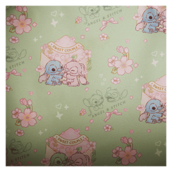 Loungefly Stitch & Angel Cherry Blossom Heart Mini Backpack (Online Order Only)