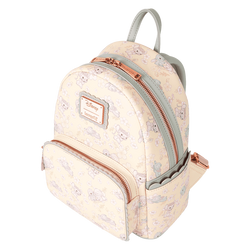 Loungefly Disney Stitch & Angel Cherry Blossom All-Over Print Mini Backpack (Online Order Only)