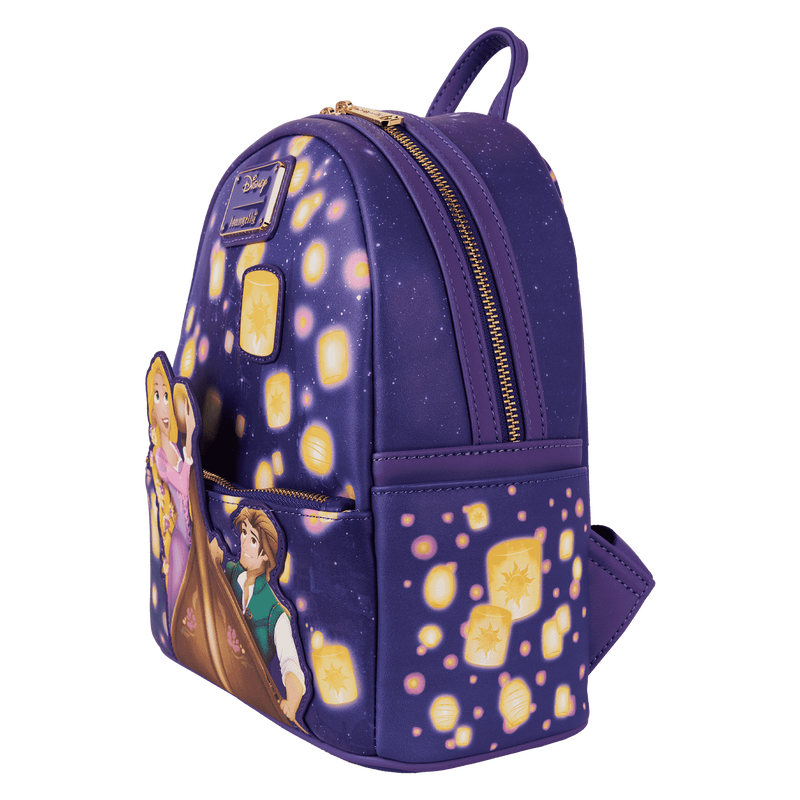 Loungefly Disney Tangled Rapunzel & Flynn Rider Lantern Light Up Mini Backpack (Online Order Only)