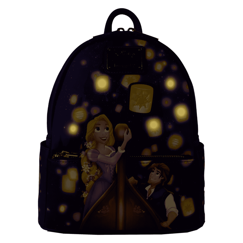Loungefly Disney Tangled Rapunzel & Flynn Rider Lantern Light Up Mini Backpack (Online Order Only)