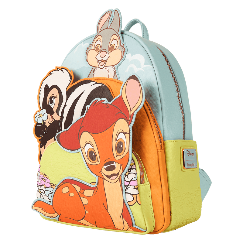 Loungefly Disney Bambi & Friends Triple Pocket Mini Backpack (Online Order Only)