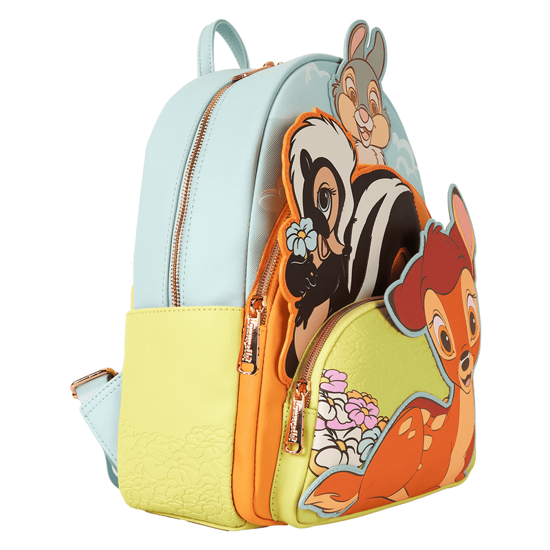 Loungefly Disney Bambi & Friends Triple Pocket Mini Backpack (Online Order Only)