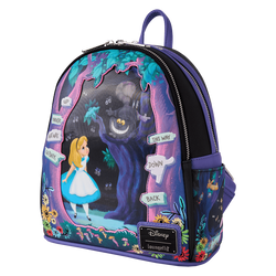Loungefly Disney Alice in Wonderland Tulgey Wood Lenticular Mini Backpack (Online Order Only)