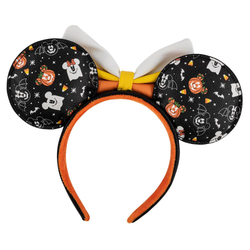 Loungefly: Disney Mickey and Minnie Candy Corn Mini Backpack and Headband Set (ONLINE ORDER ONLY)