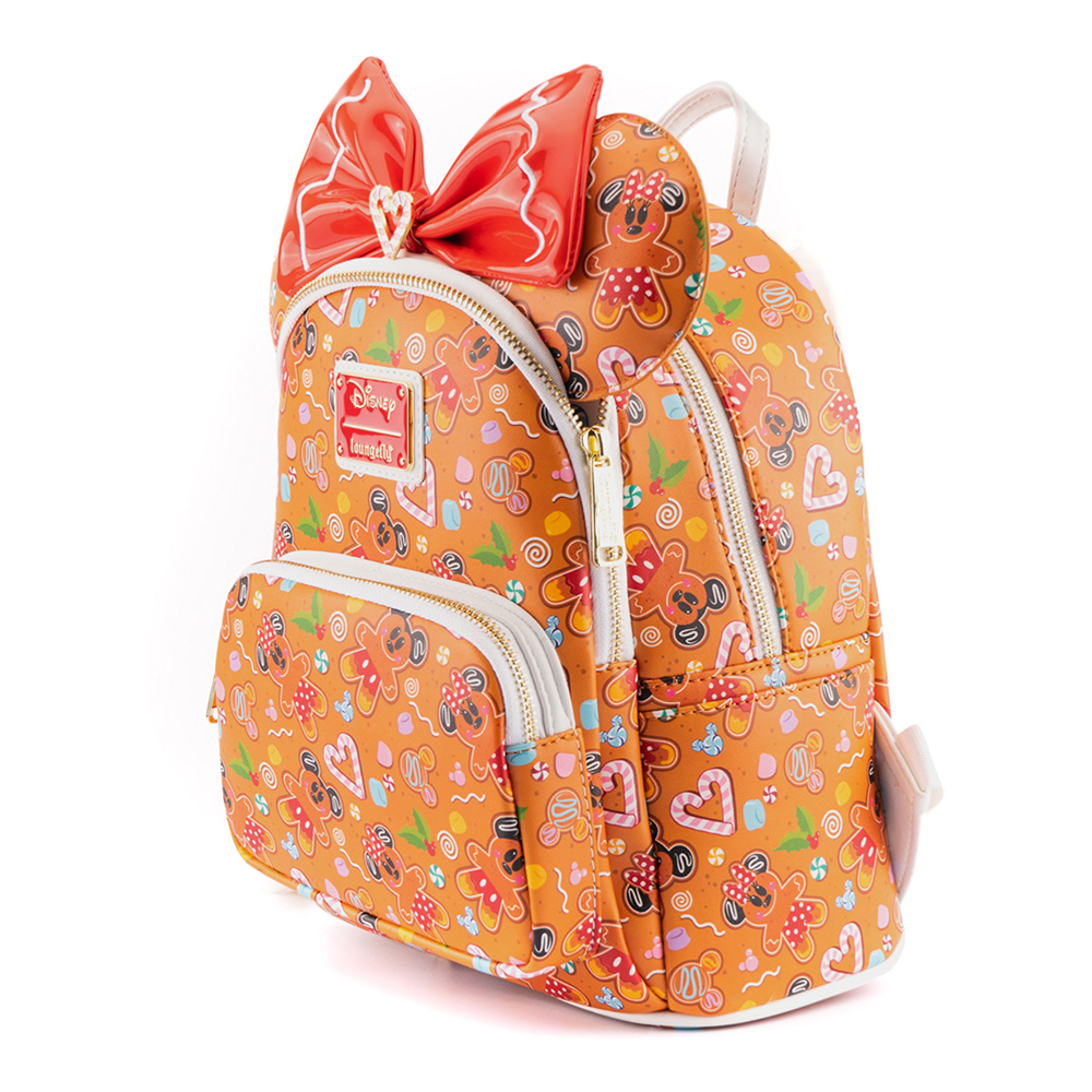 Loungefly: Disney Ginger Bread Micky and Minnie Mini Backpack and Headband Set (ONLINE ORDER ONLY)