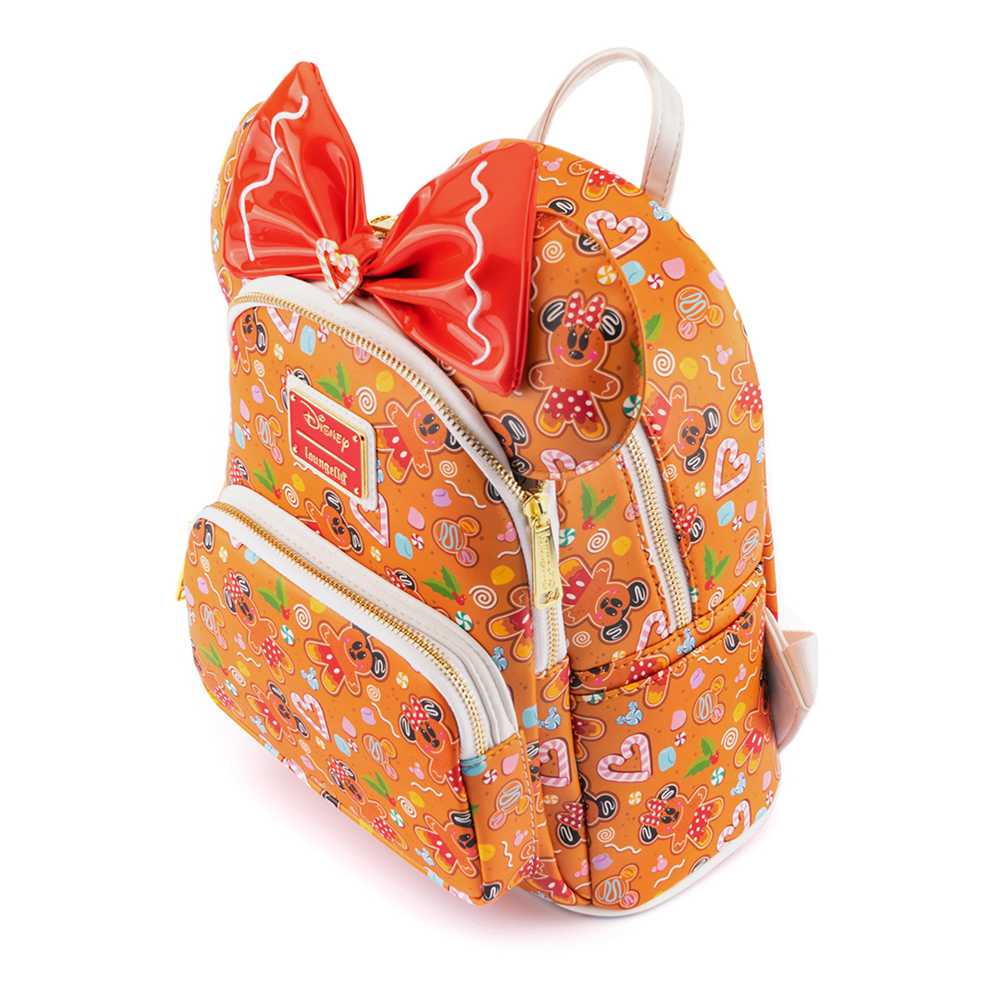 Loungefly: Disney Ginger Bread Micky and Minnie Mini Backpack and Headband Set (ONLINE ORDER ONLY)
