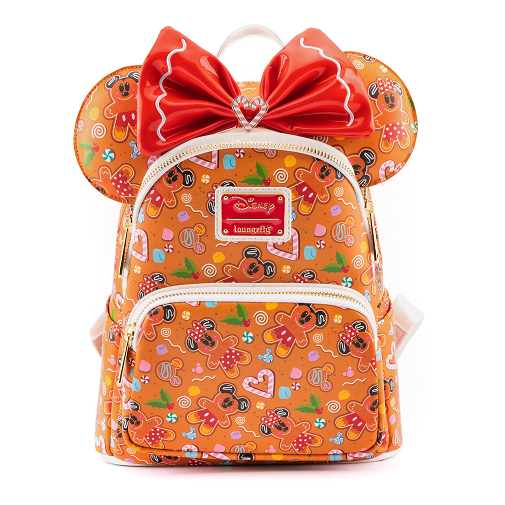 Loungefly: Disney Ginger Bread Micky and Minnie Mini Backpack and Headband Set (ONLINE ORDER ONLY)