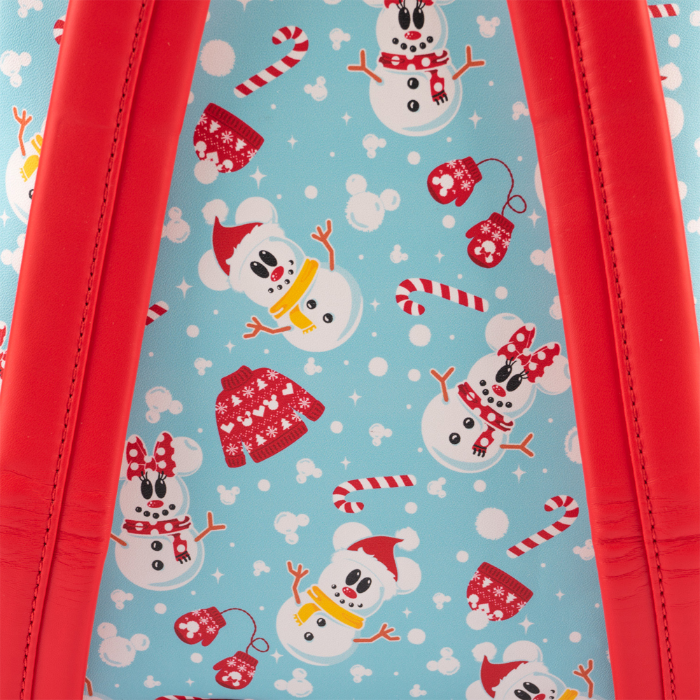 Loungefly: Disney - Minnie and Mickey Snowman Mini Backpack and Headband Set (ONLINE ORDER ONLY)