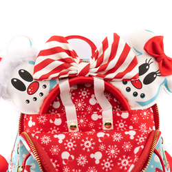 Loungefly: Disney - Minnie and Mickey Snowman Mini Backpack and Headband Set (ONLINE ORDER ONLY)