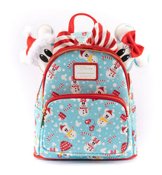 Loungefly: Disney - Minnie and Mickey Snowman Mini Backpack and Headband Set (ONLINE ORDER ONLY)
