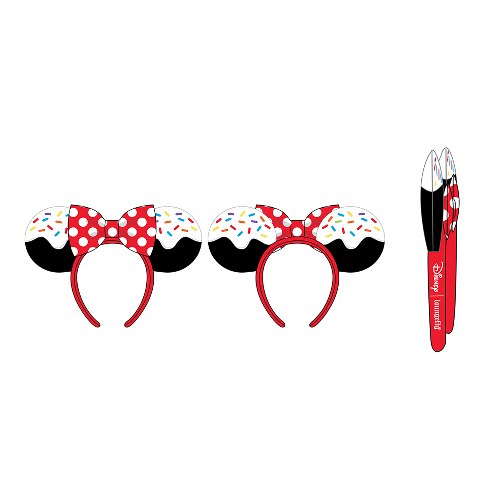 Loungefly: Disney Minnie Sweets Sprinkle Ears Headband (ONLINE ORDER ONLY)