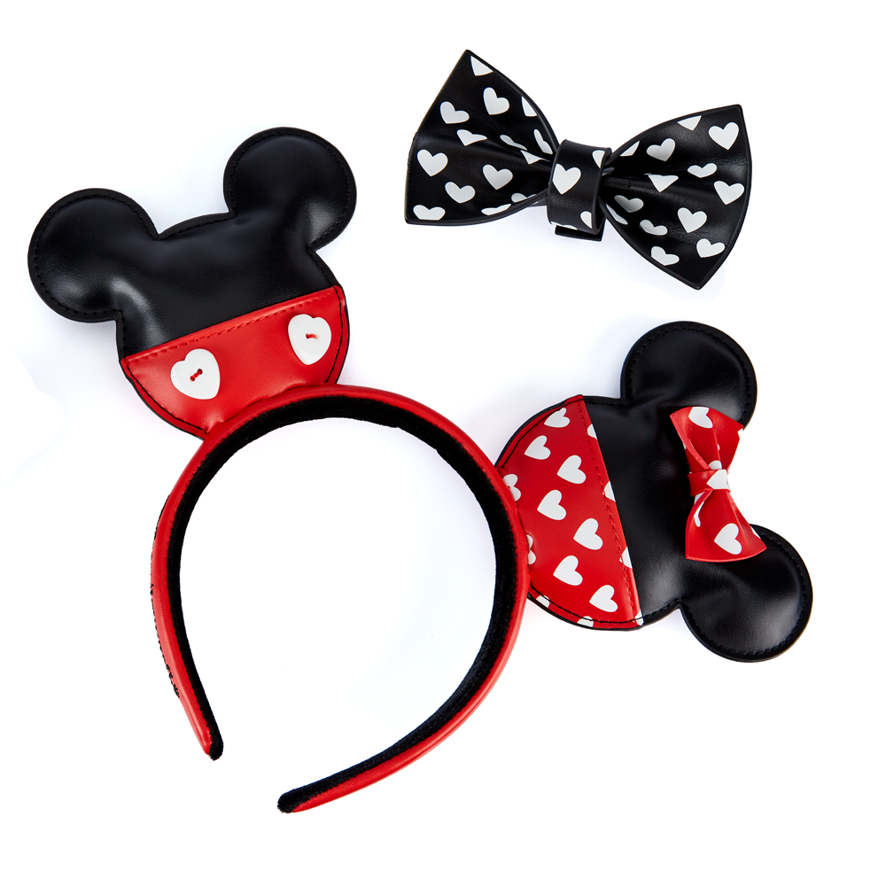 Loungefly: Disney - Mickey And Minnie Valentines Headband (ONLINE ORDER ONLY)
